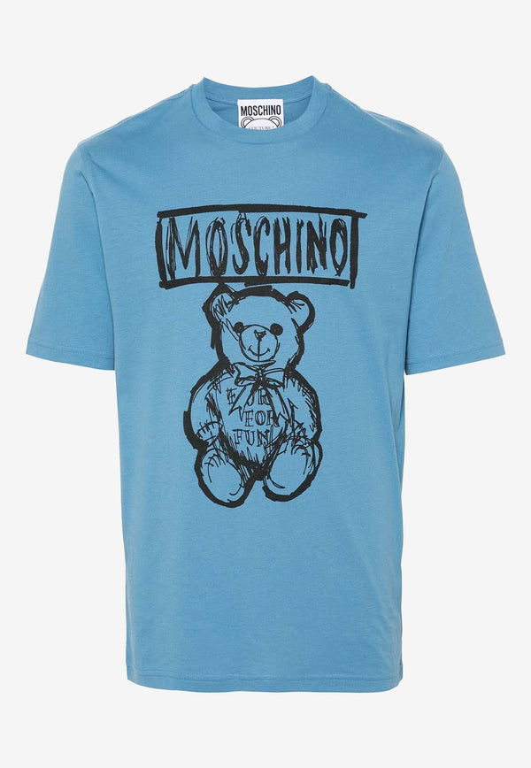 Teddy Bear Logo Crewneck T-shirt