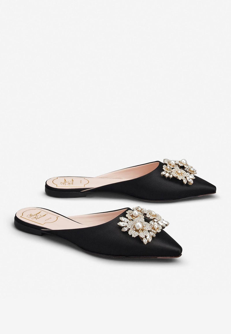 Bouquet Strass Flat Mules