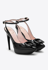 Viv' Choc 125 Platform Pumps in Patent Leather