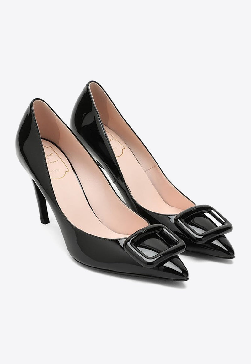 Viv' Choc 85 Patent Leather Pumps