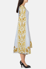 Her Majesty Embroidered Kaftan with Flared Sleeves