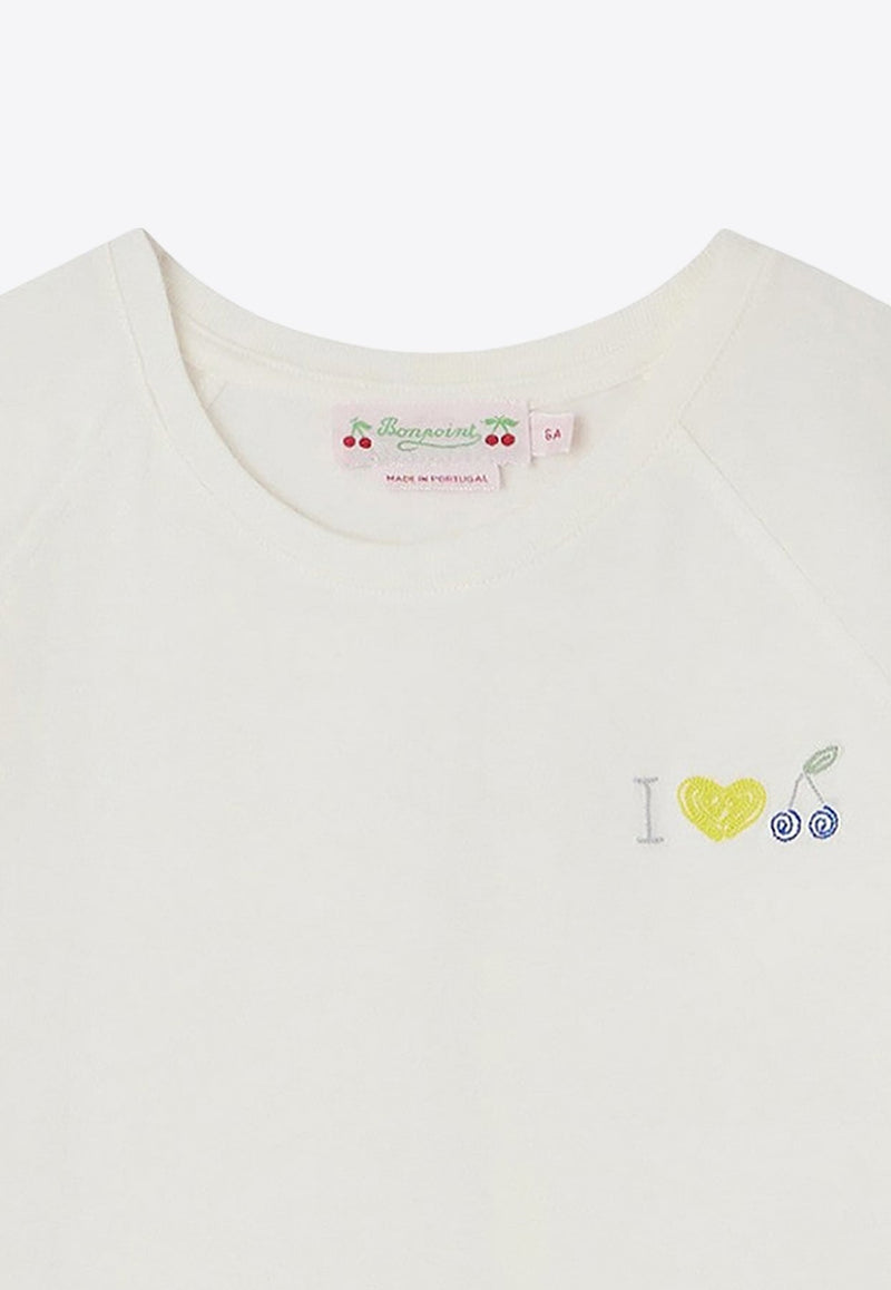 Girls Asmae Embroidered Crewneck T-shirt