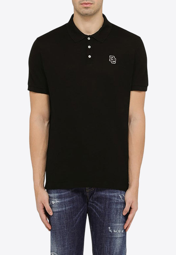 Logo Embroidered Short-Sleeved Polo T-shirt