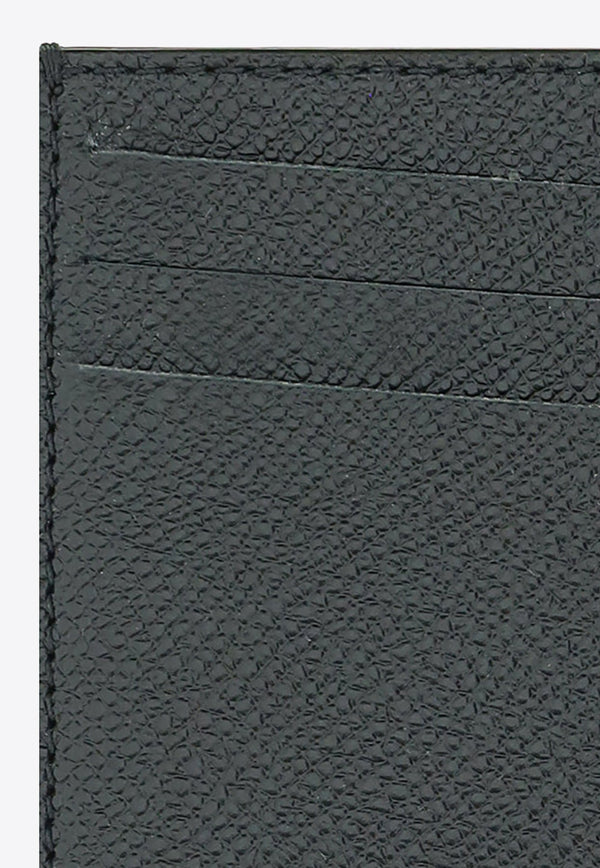 Four-Stitch Grained Leather Cardholder