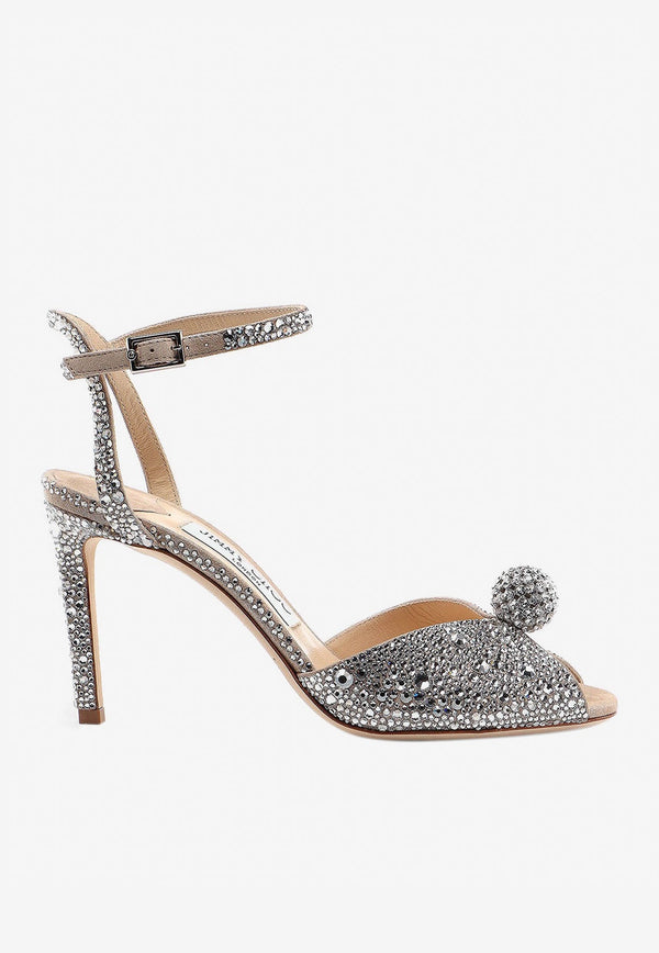 Sacora 85 Crystal-Embellished Sandals