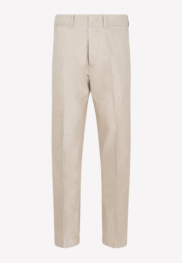 Chino Straight-Leg Pants