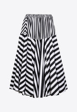 Striped Maxi Skirt