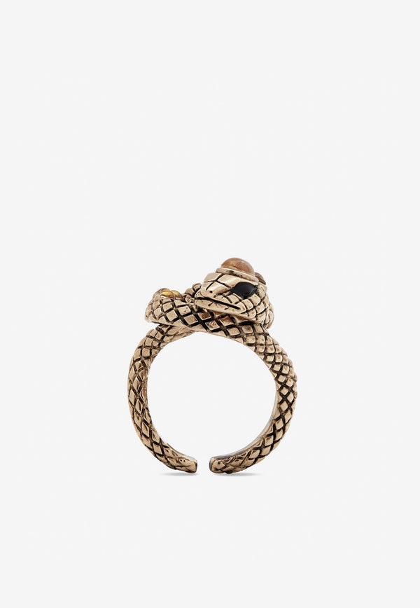 Serpente Crystal Ring