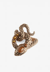 Serpente Crystal Ring