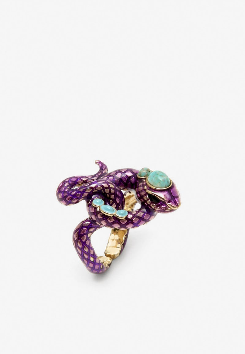 Serpente Crystal Ring