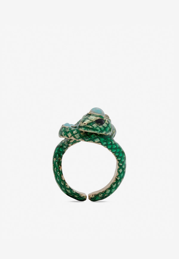 Serpente Crystal Ring