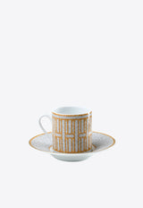 Mosaique Au 24 Coffee Cup and Saucer - Set of 2