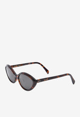 Thin Cat-Eye Sunglasses