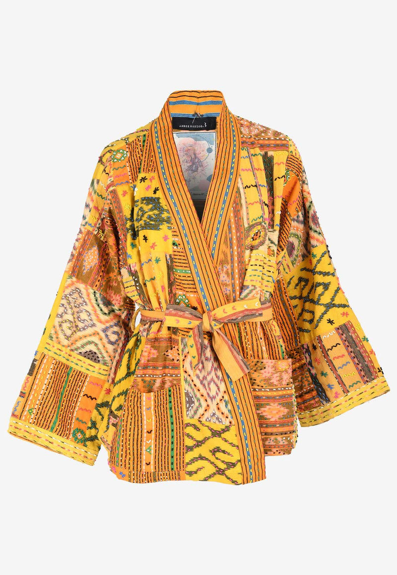Patchwork Kimono Jacket