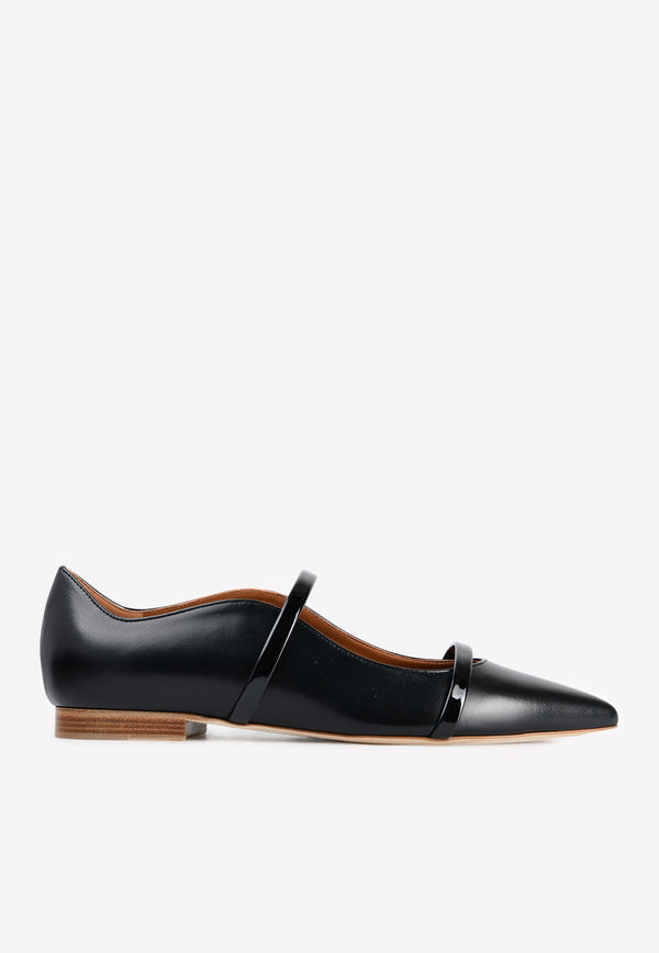 Maureen Flat Mules in Nappa Leather