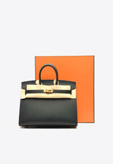 Birkin 25 Sellier in Black Epsom with Gold Hardware