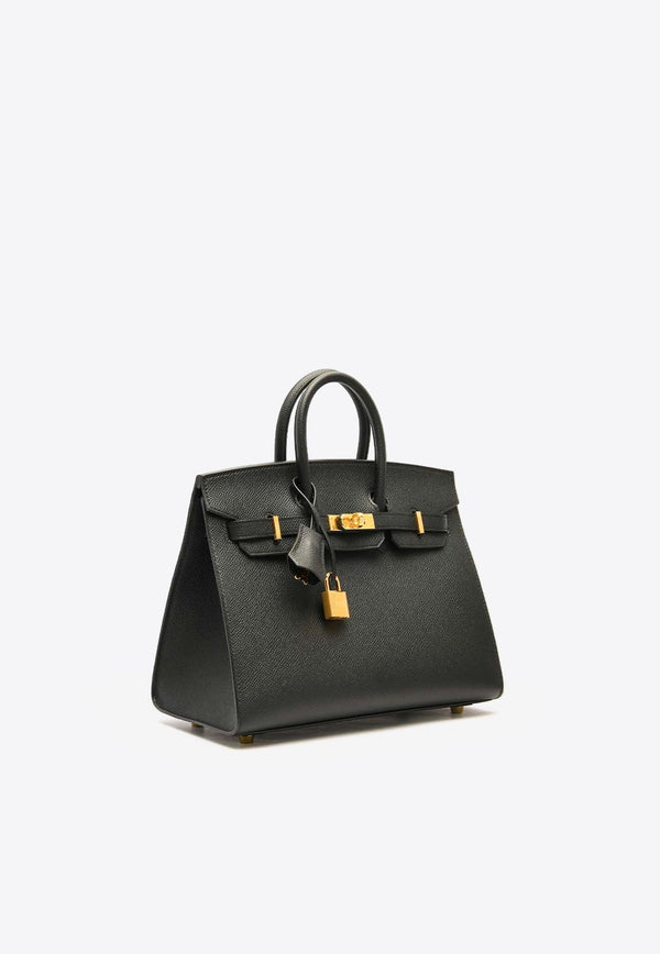 Birkin 25 in Black Epsom Leather with Gold Hardware