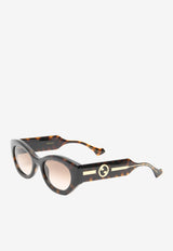 Interlocking G Oval-Shaped Sunglasses