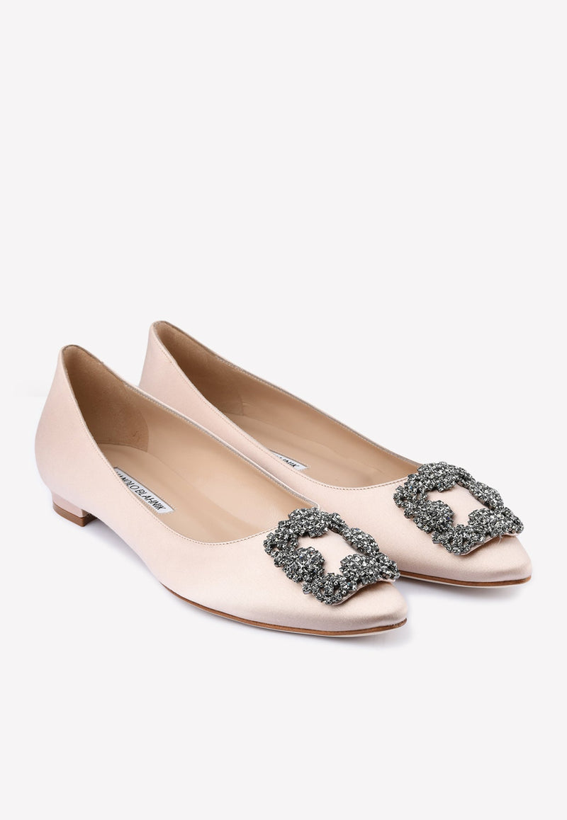 Hangisiflat Crystal-Embellished Ballet Flats