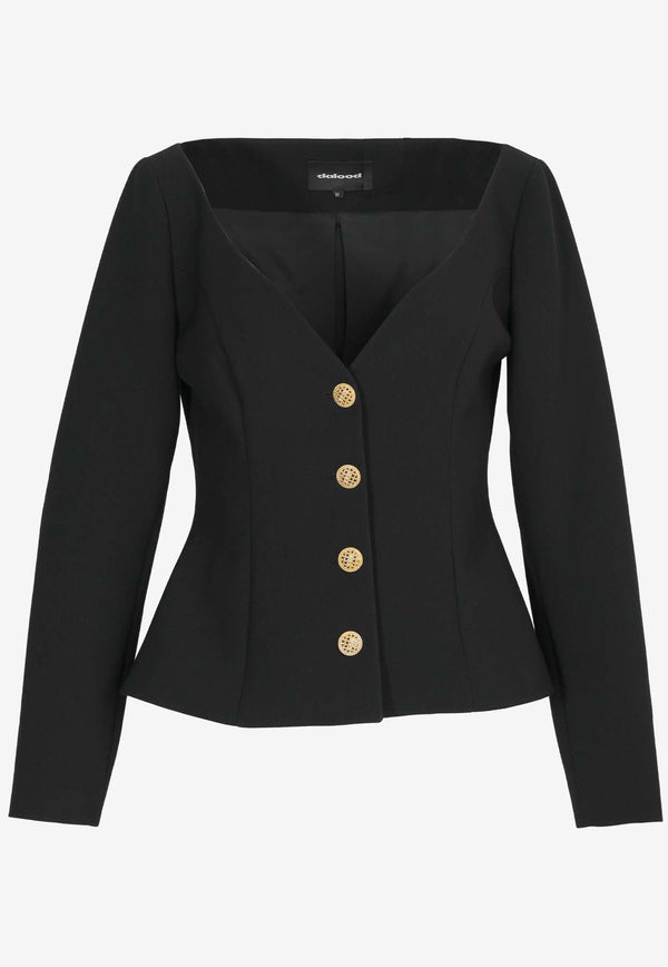 Blazer W Balerina Neckline