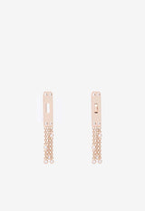 Kelly Gavroche Earrings PM in Rose Gold and Diamonds