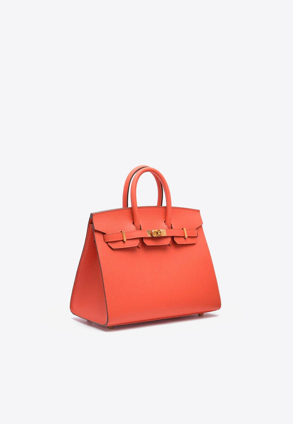 Birkin 25 Sellier in Capucine Epsom Leather with Gold Hardware