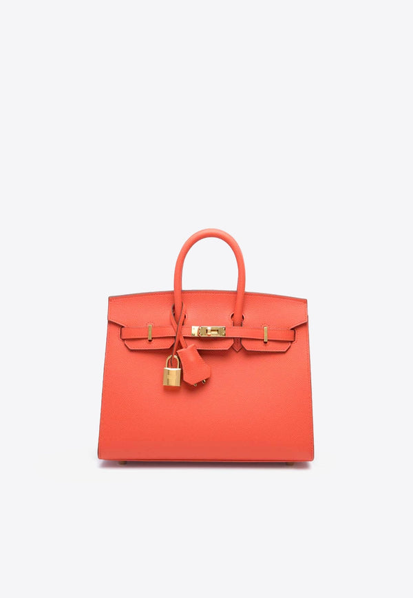 Birkin 25 Sellier in Capucine Epsom Leather with Gold Hardware