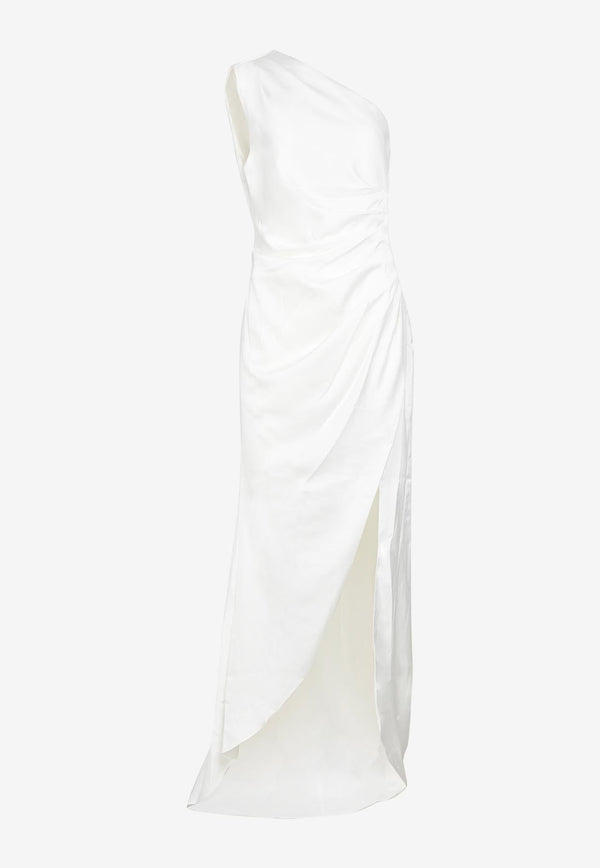 Lussatine One-Shoulder Gown