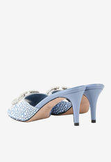 VLogo 70 Crystal-Embellished Mules