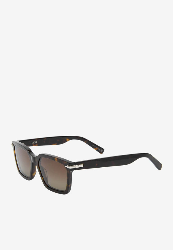 DiorBlack Suit Square-Shape Sunglasses