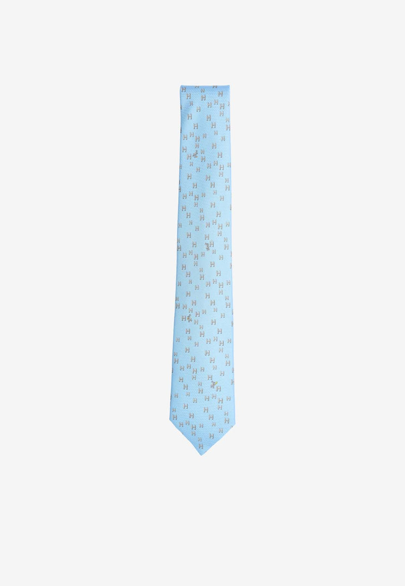 H Lapin Silk Twill Tie