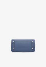 Birkin 25 Sellier in Bleu Navy Epsom Leather with Palladium Hardware