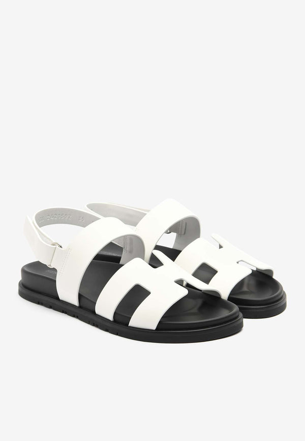 Genius Sandals in White Calfskin