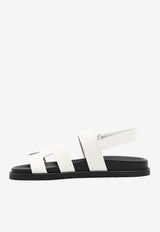 Genius Sandals in White Calfskin