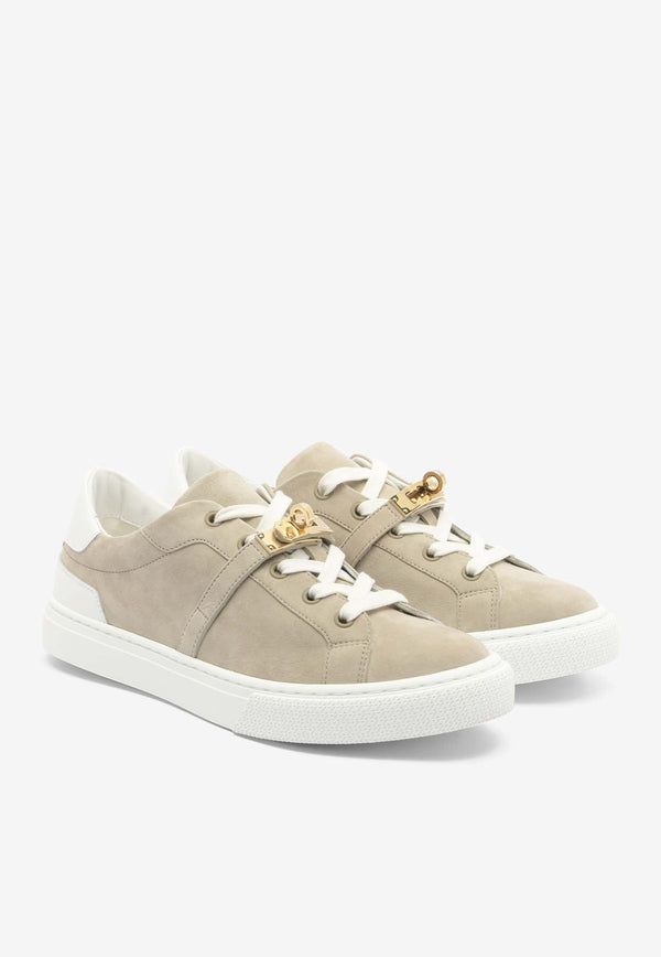 Day Permabrass Kelly Buckle Sneakers in Suede