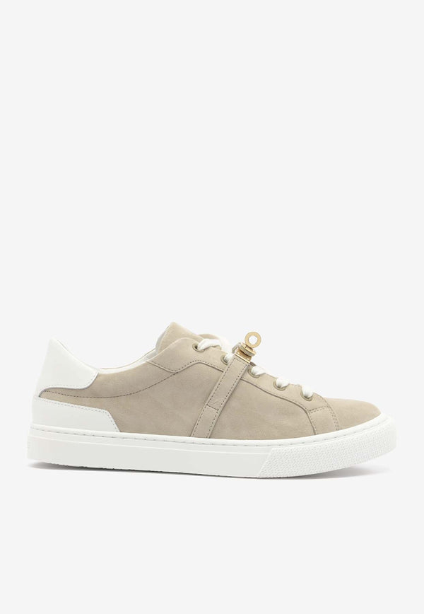 Day Permabrass Kelly Buckle Sneakers in Suede