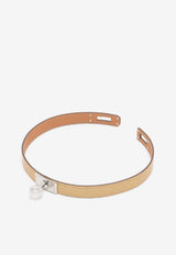 Kelly Double Tour Bracelet with Palladium Kelly Buckle