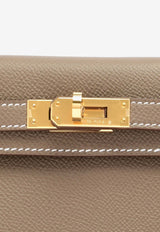 Mini Kelly 20 Sellier in Etoupe Epsom Leather with Gold Hardware