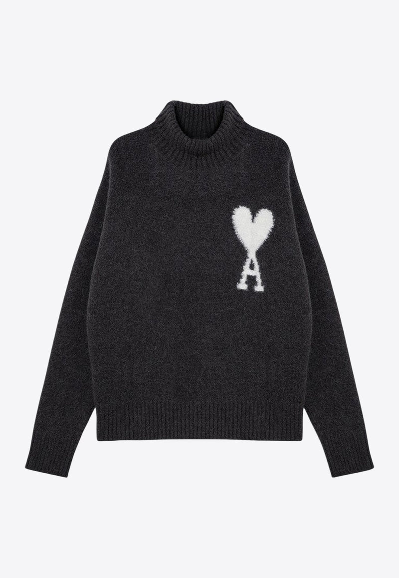 Ami De Coeur Intarsia Knit Turtleneck Sweater