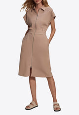 Rosannah Zip-Up Knee-Length Dress