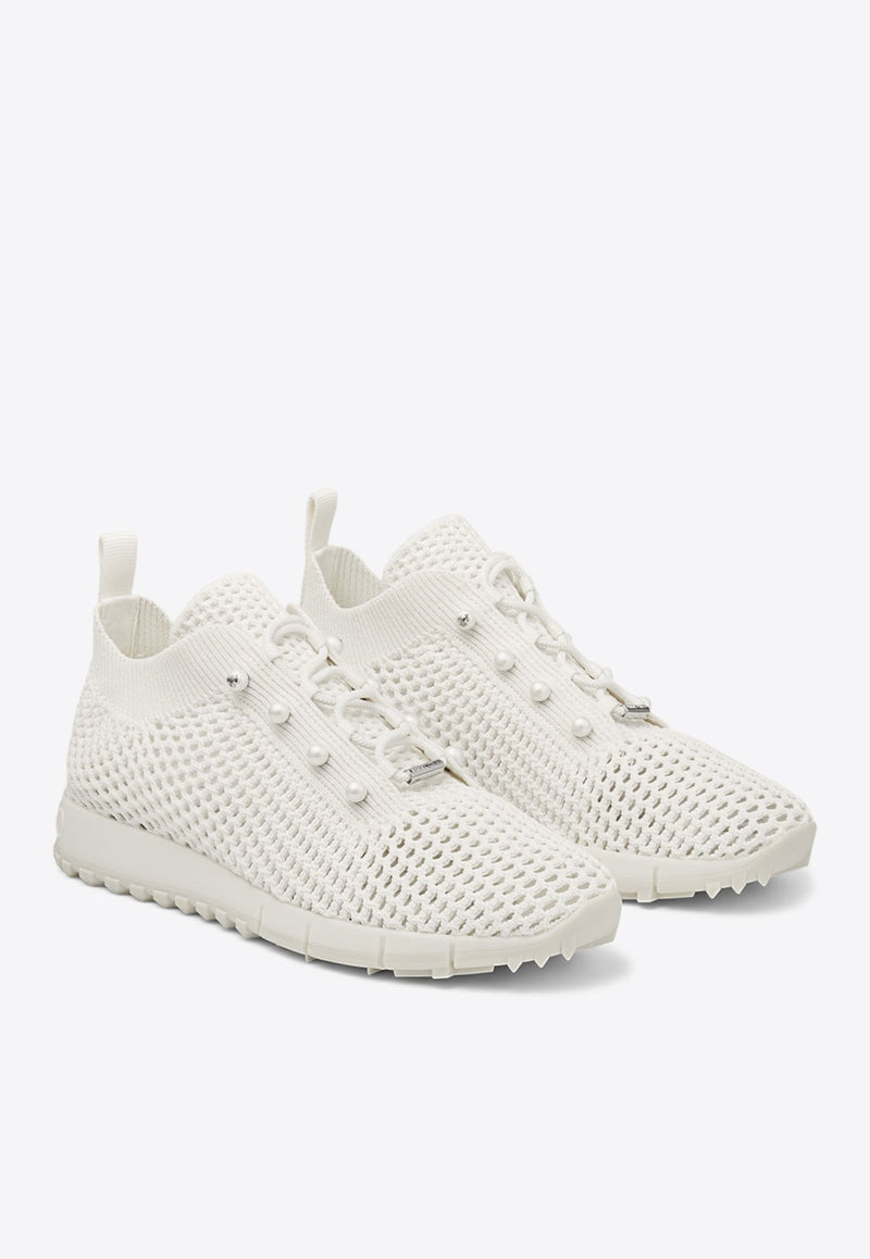 Veles Crochet Knit Low-Top Sneakers