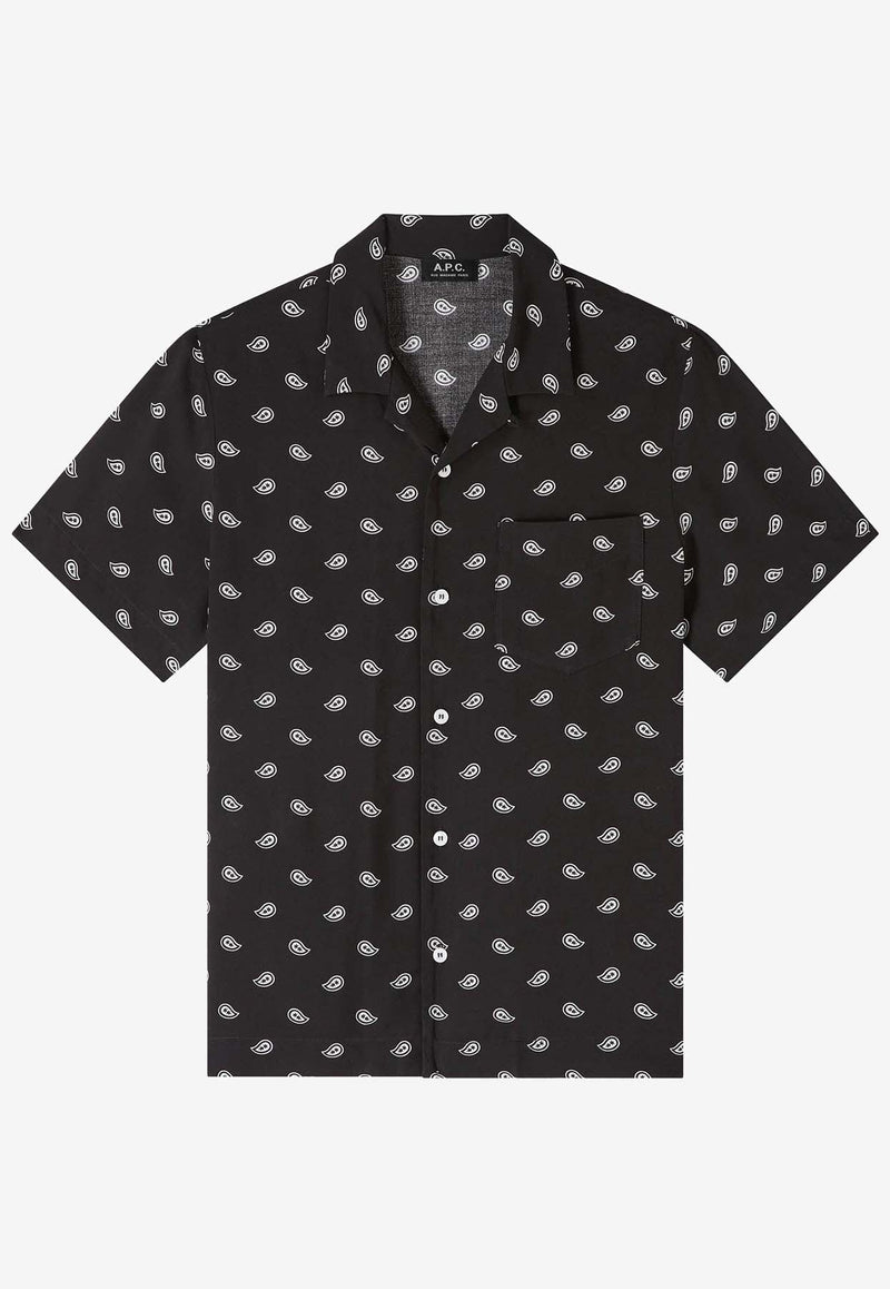 Lloyd Bandana-Print Bowling Shirt