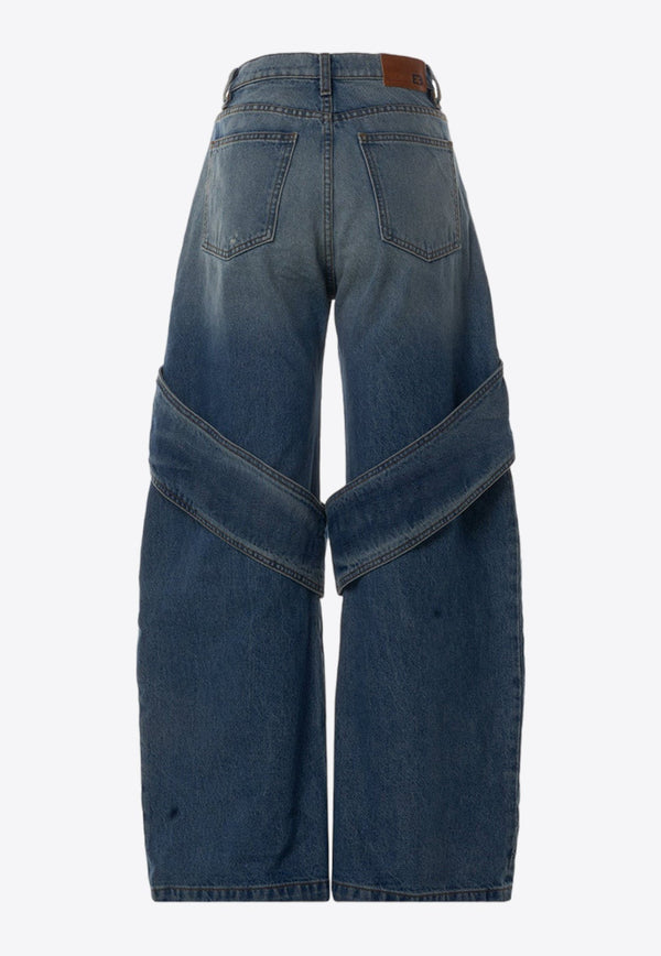 Frederic Wide-Leg Cargo Jeans