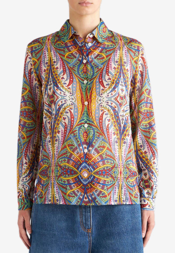 Printed Long-Sleeved Shirt