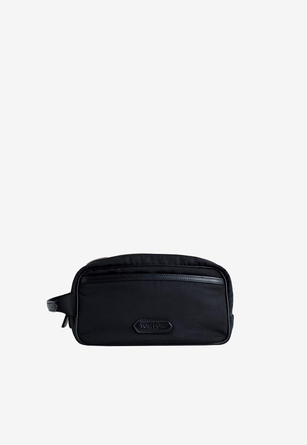 Logo Patch Pouch Bag