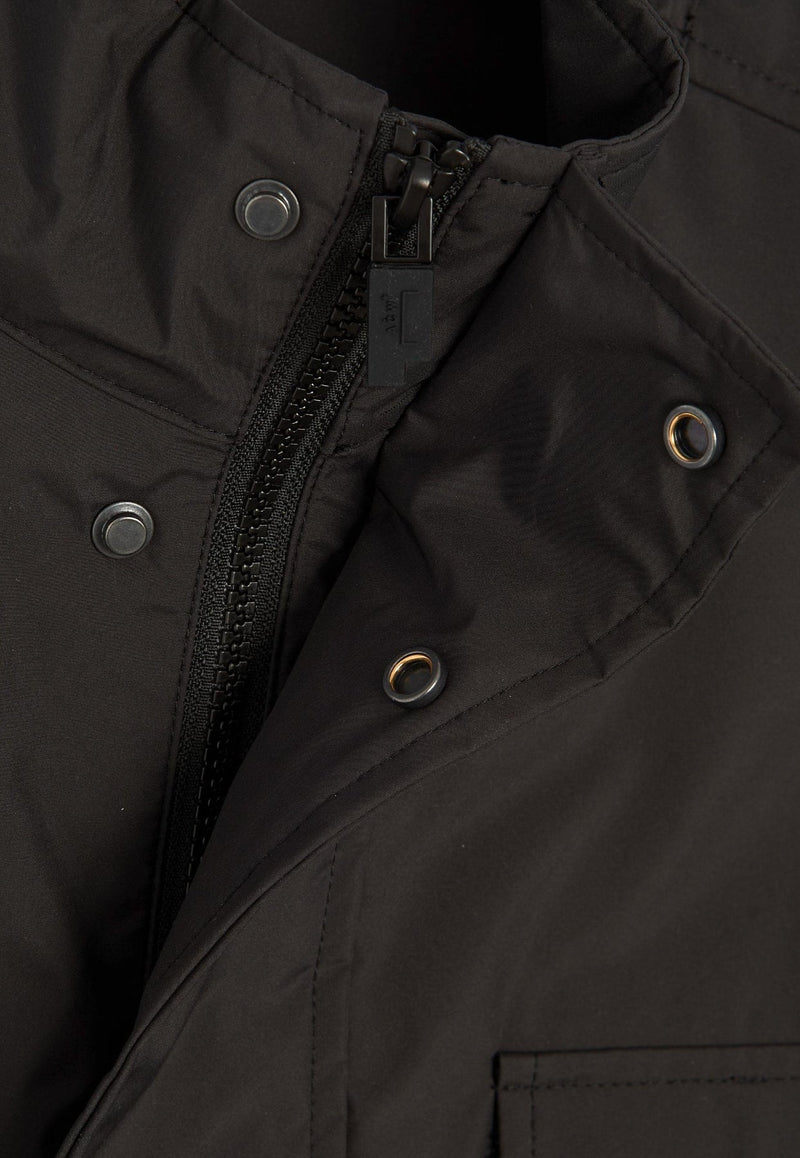 Elastic-Waist Windproof Field Jacket