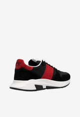 Jagga Low-Top Sneakers in Suede and Mesh