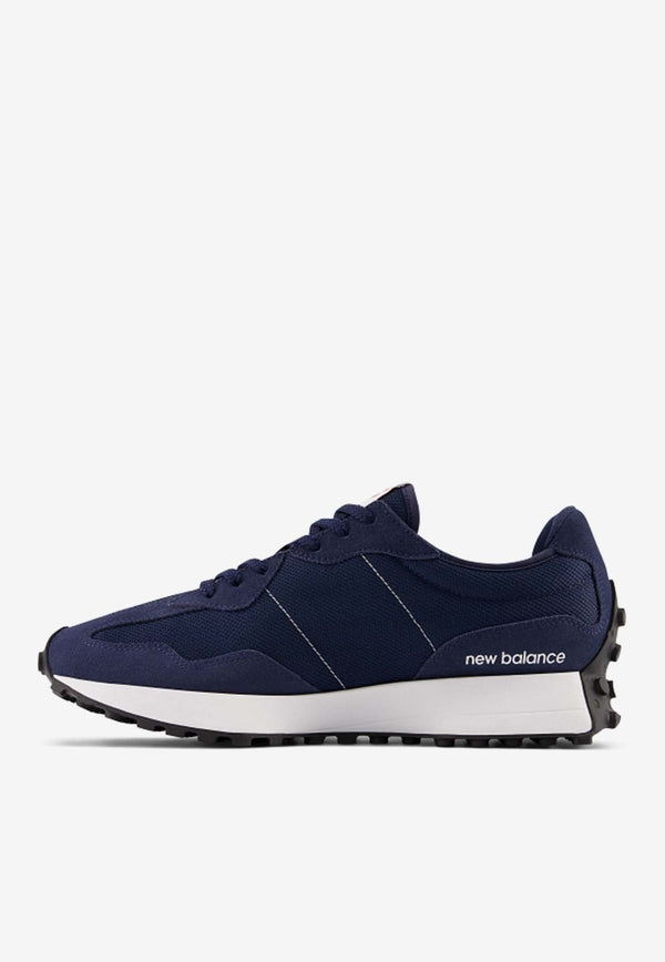 327 Low-Top Sneakers in Natural Indigo with White