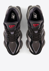 9060 Low-Top Sneakers in Black with Castlerock and Rain Cloud