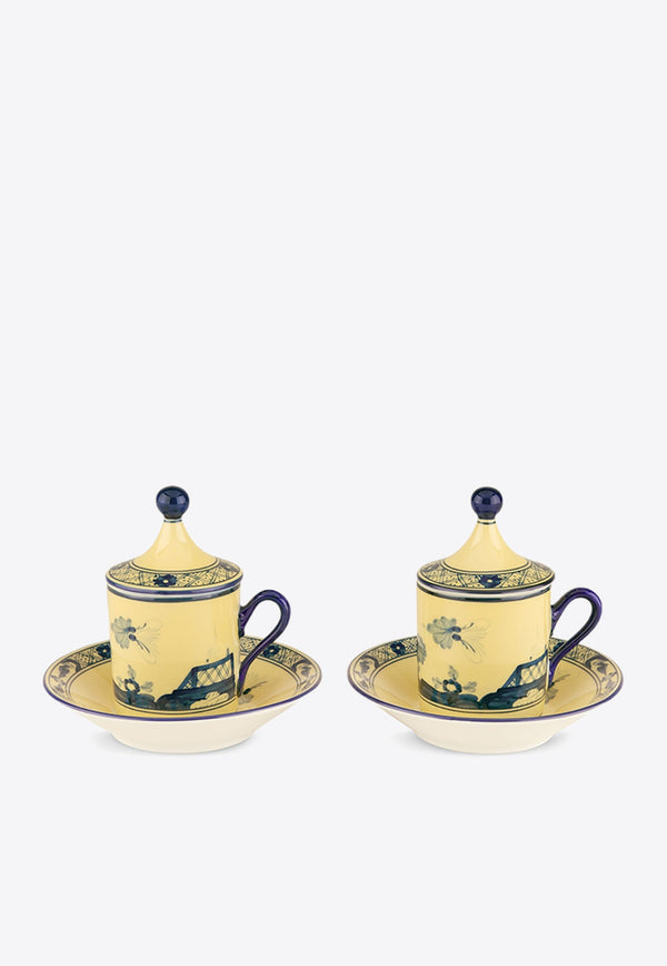Oriente Italiano Coffee Cup and Saucer - Set of 2